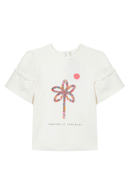 Embroidered Rainbow T-Shirt
